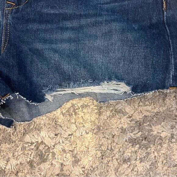 NWT Blank NYC The Barrow Vintage high rise distressed denim shorts size 29 - Picture 4 of 11